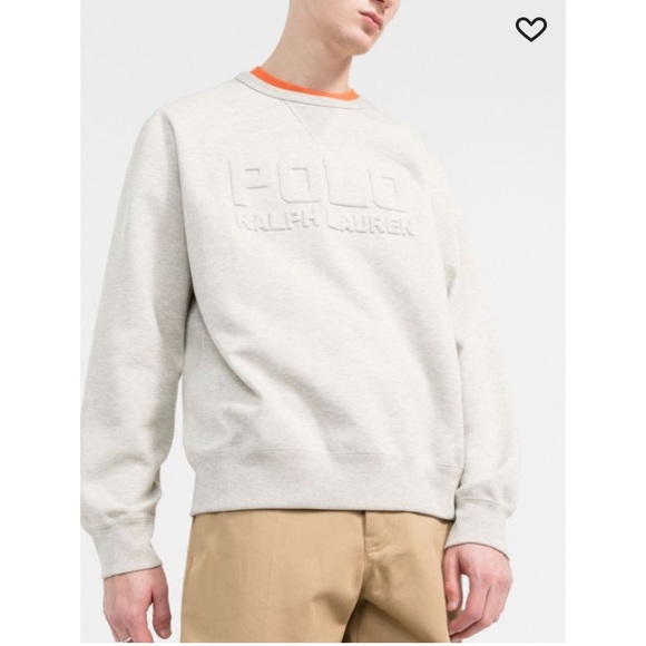 NWT Polo Ralph Lauren
embossed-logo lettering sweatshirt - Picture 2 of 8